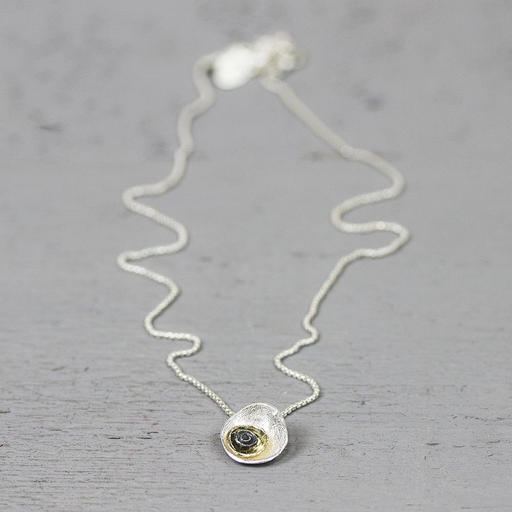 Jeh collier zilver incl. hanger verguld 19902