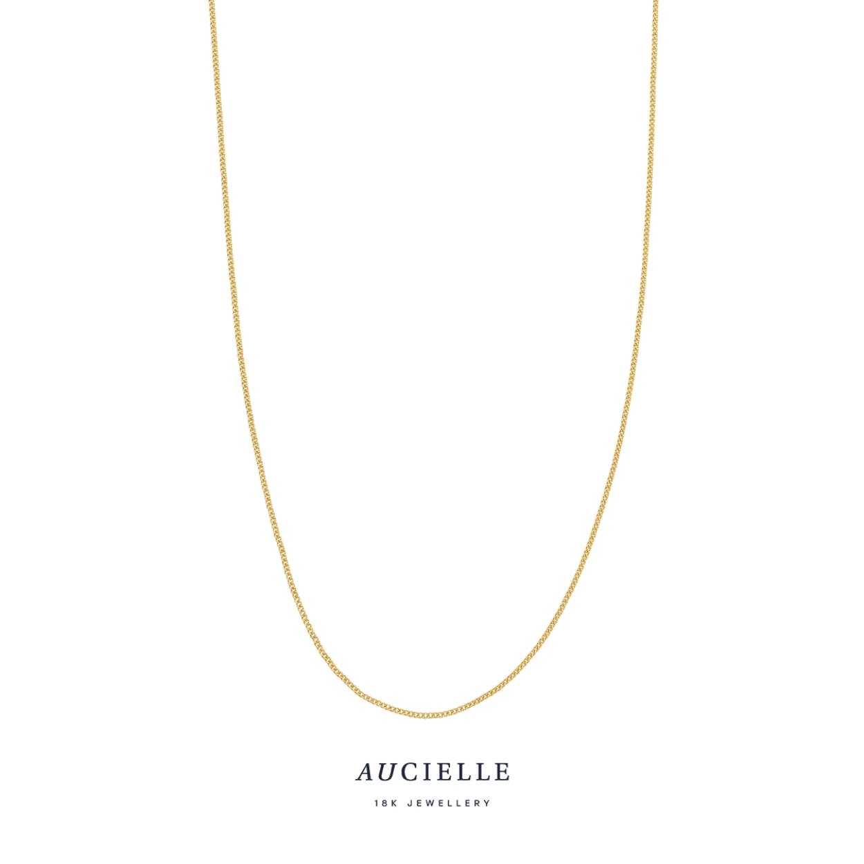 AuCielle Ketting Gourmet goud 18k 42cm