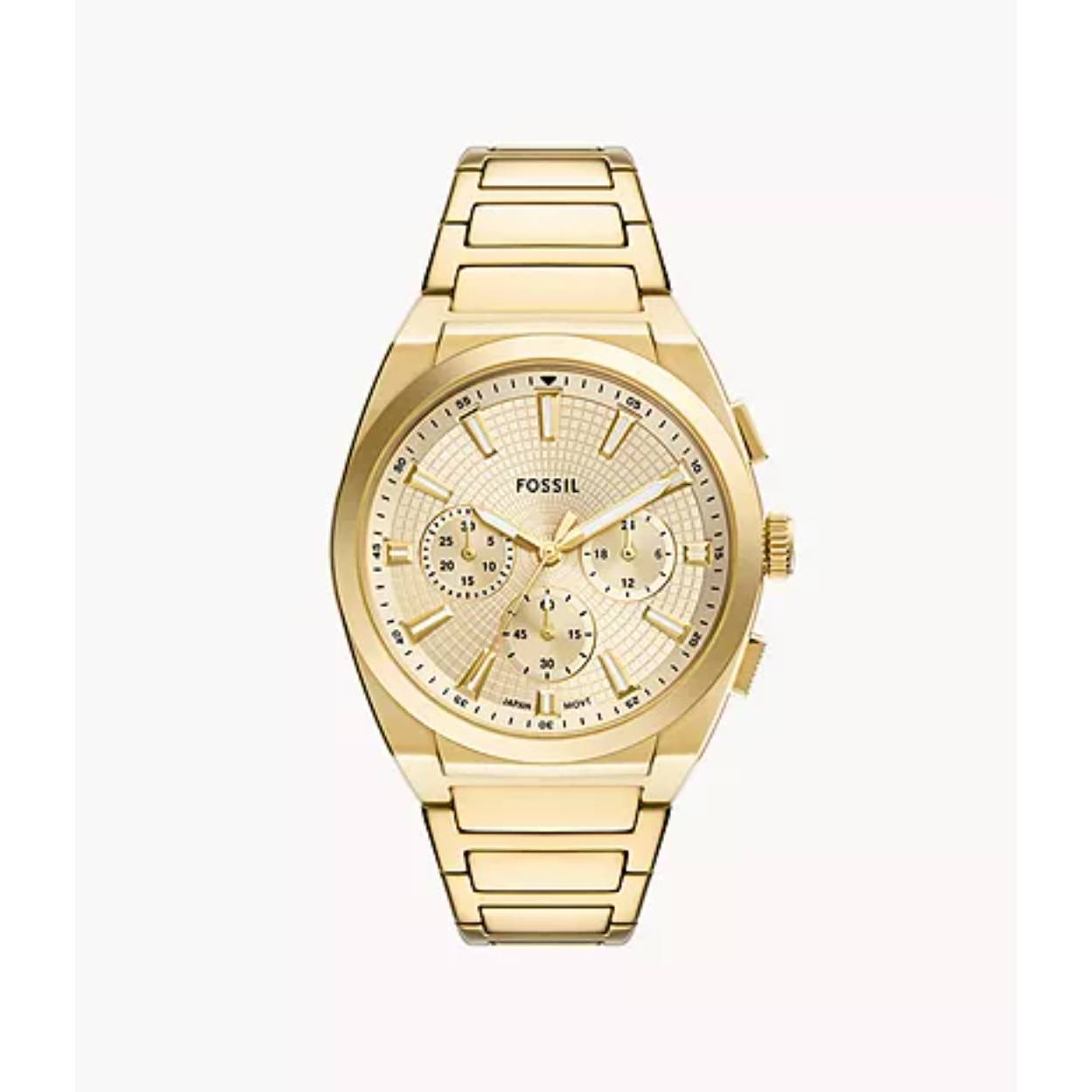Dit Fossil horloge heeft een kast gemaakt van Roestvrijstaal met een diameter van 44 mm en is voorzien van een metalen band. In de kast bevindt zich een Seiko Instruments Inc. kwaliteitsuurwerk en is afgewerkt met Mineraalglas.

Het horloge is 5ATM. Dit betekent dat het horloge geschikt is om mee te douchen. Verder wordt het horloge geleverd met 2 jaar garantie.