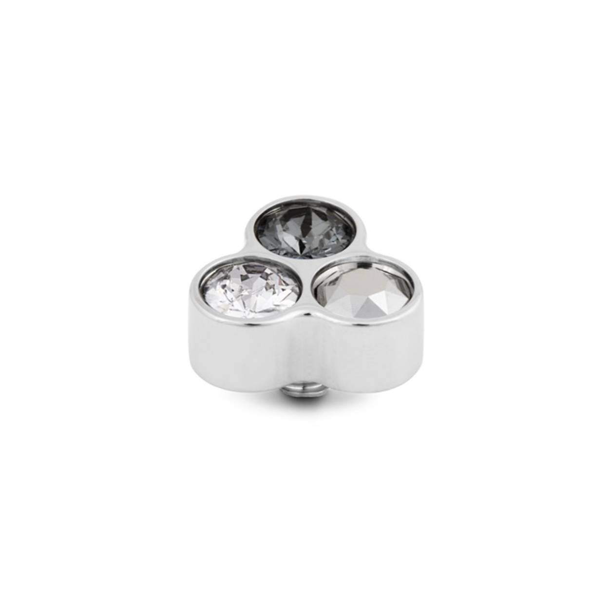 Ton-sur-ton kleuren verwerkt in één Twisted steentje. Het Twisted Trio steentje is voorzien van drie kleine Swarovski steentjes in drie verschillende tinten. Het steentje combineer je gemakkelijk met een Twisted ring, armband, ketting en/of oorbellen.

Verwisselbaar concept
Sieraad van edelstaal (jarenlang plezier!)
Steen van Swarovski kristallen

Alle sieraden van de Melano Twisted serie zijn voorzien van een verwisselbaar concept: je kunt de steentjes op de sieraden namelijk verwisselen. Door middel van een schroefdraad kan jij iedere dag een steen kiezen die bij je outfit of mood past. De keuze is reuze.

* Let op: Het steentje past enkel op de basis sieraden van de Twisted serie!

Levertijd: 1-4 werkdagen