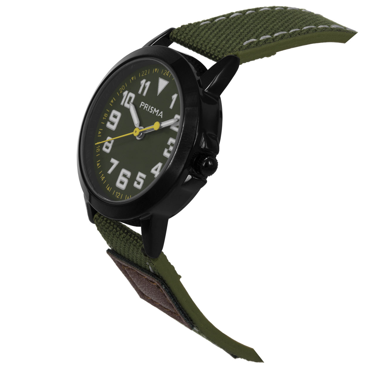 Prisma Horloge CW 246 Jongens Canvas Jort Green