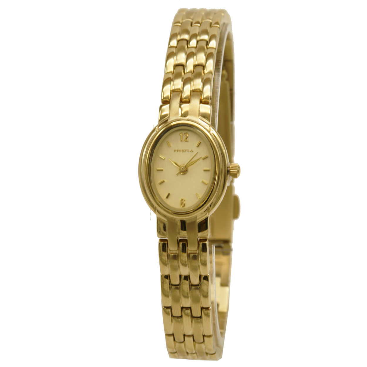 Prisma horloge P.1041 dames titanium saffierglas 

Algemeen
Geslacht: dames
Model: P.1041

Voordelen
- band titanium goud
- wijzerplaat goud met gouden streepjes
- band geschikt voor mensen met een allergie
- draagcomfort door licht gewicht
- glas is zeer krasvast
- handige onzichtbare klep sluiting
- slimeline model (minder dan 7 mm dik)
- quartz
- maat kast 19mm (breedte) 7mm (dikte)