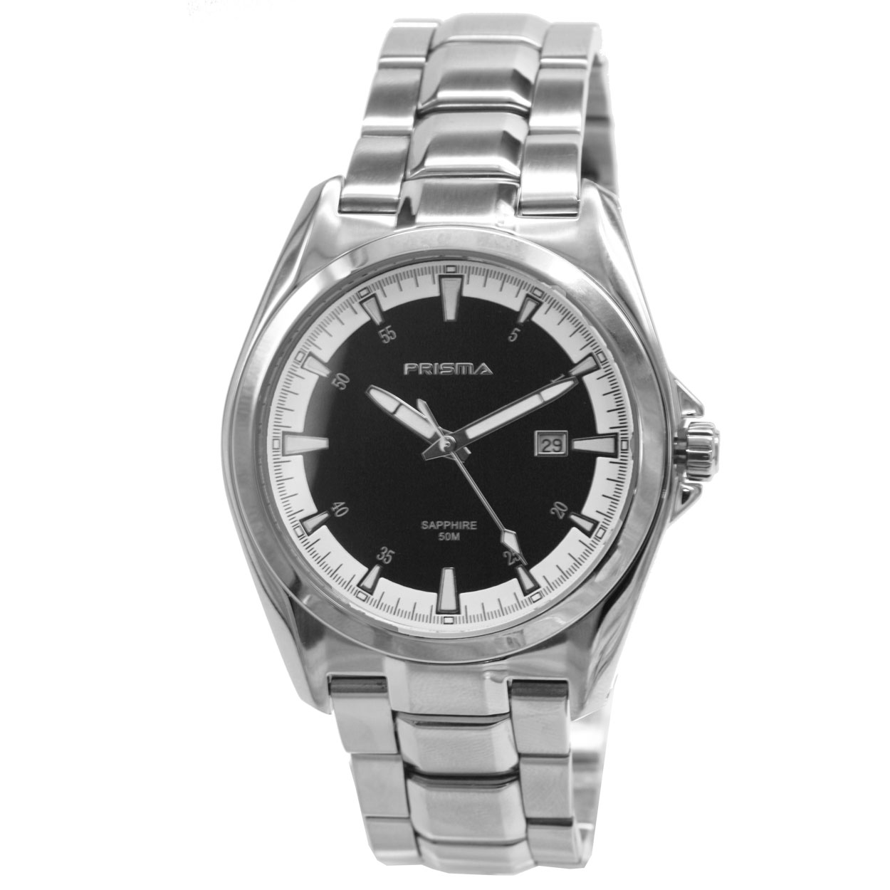 Prisma horloge P.1079 heren edelstaal 5 ATM 

Algemeen
Geslacht: heren
Model: P.1079

Voordelen
- band edelstaal zilver
- wijzerplaat blauw met zilvere streepjes
- compacte sluiting met extra draagcomfort
- datum
- spat waterdicht: handenwassen, regen
- quartz
- maat kast 42mm (breedte) 9mm (dikte)