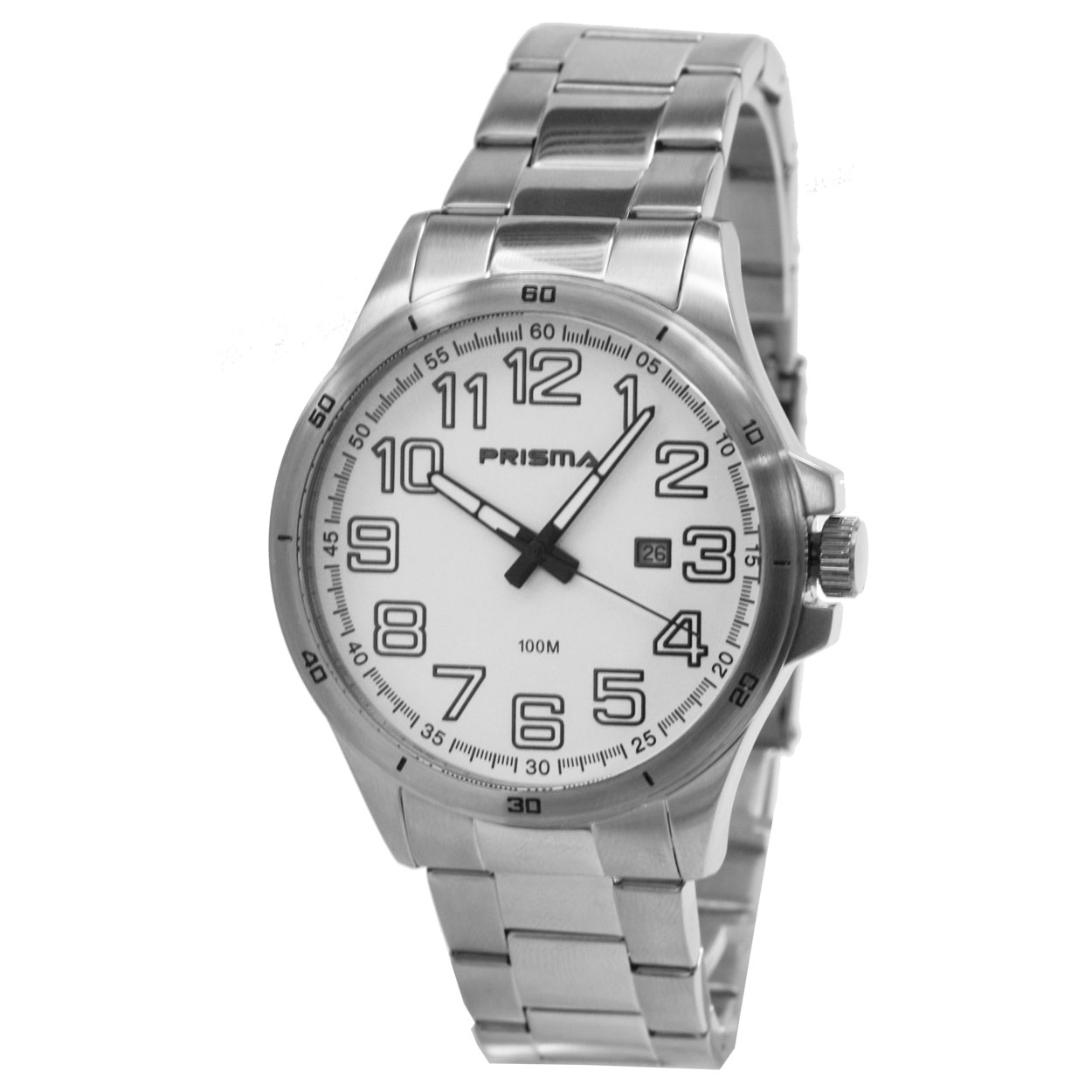 P.1082     jpc 249539
Kast Breedte: 43mm
Kast dikte: 11mm
Kast materiaal: All Stainless Steel
Uurwerk: Miyota met datum
Waterdichtheid: 10bar
Horlogeband: All Stainless Steel met klepsluiting
Maat aansluiting band: 22-20mm
Wijzerplaat: wit met wit/zwart aanduiding
Lichtfunctie: Glow in the dark wijzers
EAN: 8716667137721
