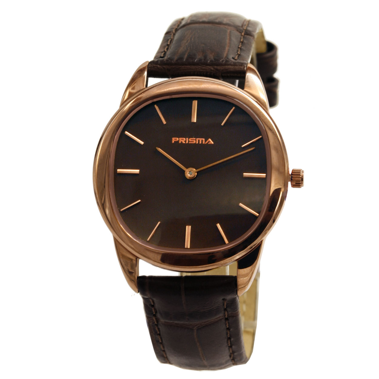 P.1096   jpc 149840
Kast Breedte: 36mm
Kast dikte: 8mm
Kast materiaal: All Stainless roségoudkleurig
Uurwerk: Miyota
Waterdichtheid: 3bar
Horlogeband: Bruin leer met All Stainless Steel gesp
Maat aansluiting band: 18mm
Wijzerplaat : Bruin
Licht functie: -