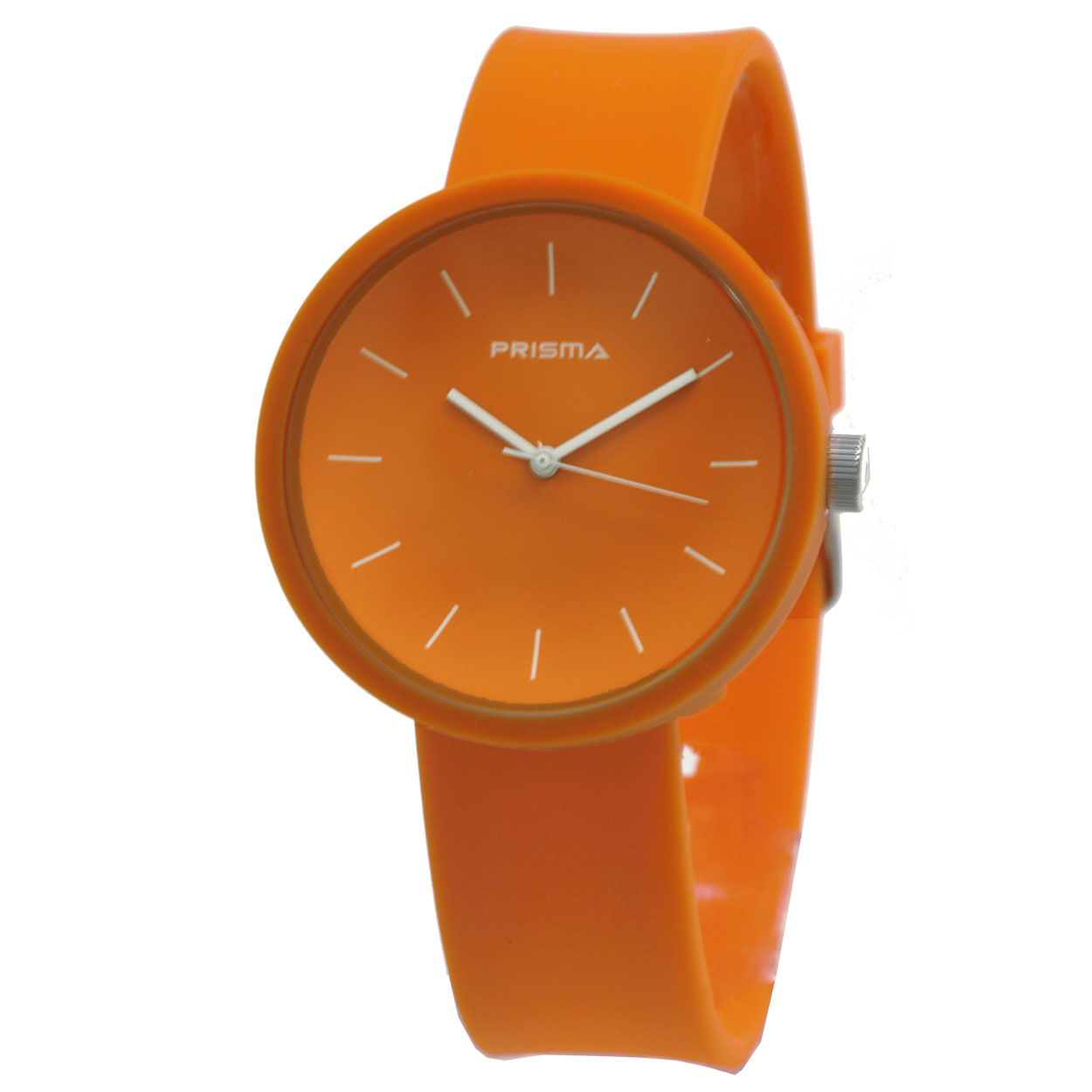Prisma horloge P.1243 dames/heren kunststof 

Algemeen
Geslacht: dames/heren
Model: P.1243

Voordelen
- band plastic/silicone oranje
- wijzerplaat oranje met witte streepjes
- spat waterdicht: handenwassen, regen
- quartz
- maat kast 42mm (breedte) 9mm (dikte)