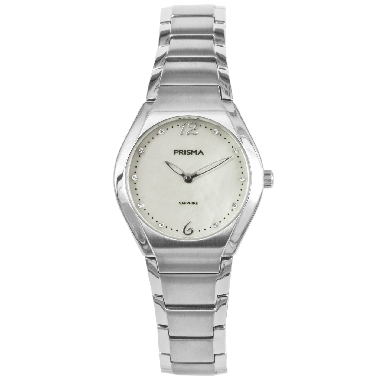 Algemeen		
Geslacht: dames		
Model: P.1675		
		
Voordelen		
- band titanium zilver		
- wijzerplaat wit met opgelegde sier diamanten		
- geschikt voor mensen met een allergie		
- draagcomfort door licht gewicht		
- glas is zeer krasvast		
- handige onzichtbare klep sluiting		
- designed in the Netherlands		
		
Product achtergrond		
“Simplicity is the ultimate sophistication.” De inspiratie voor deze horlogecollectie is een quote van Leonardo da Vinci. Dit sierlijke model draait om ‘eenvoud is schoonheid’. Fantastische momenten kunnen niet gevangen worden in seconden, dus de secondewijzer is opzettelijk weggelaten. Tikkende seconden doen er niet toe, als het gaat om bijzondere levensmomenten. Desalniettemin geeft de buitengewone sluiting tussen band en kast, dit eenvoudige horloge, een gevoel van moderne luxe.