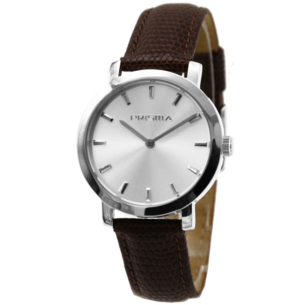 P.2281
Kast Breedte: 34mm
Kast dikte: 7mm
Kast materiaal: All Stainless
Uurwerk: Miyota
Waterdichtheid: 5bar
Horlogeband: Bruin leer met  All Stainless Steel gesp
Maat aansluiting band: 16mm
Wijzerplaat: Zilver met zilvere aanduiding
EAN: 8716667029606