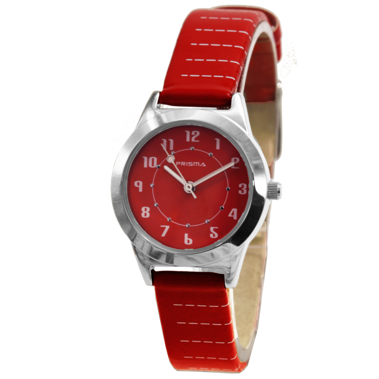 P.2481   jpc 347756
Kast Breedte: 26mm
Kast dikte: 8mm
Kast materiaal: All Stainless
Uurwerk: Miyota
Waterdichtheid: 3bar
Horlogeband: Rood leer met All Stainless Steel gesp
Maat aansluiting band: 12mm
Wijzerplaat: Rood
Licht functie: -