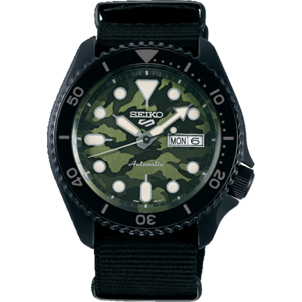 SRPJ37K1 SEIKO 5 SPORTS AUTOMAAT Nylon band