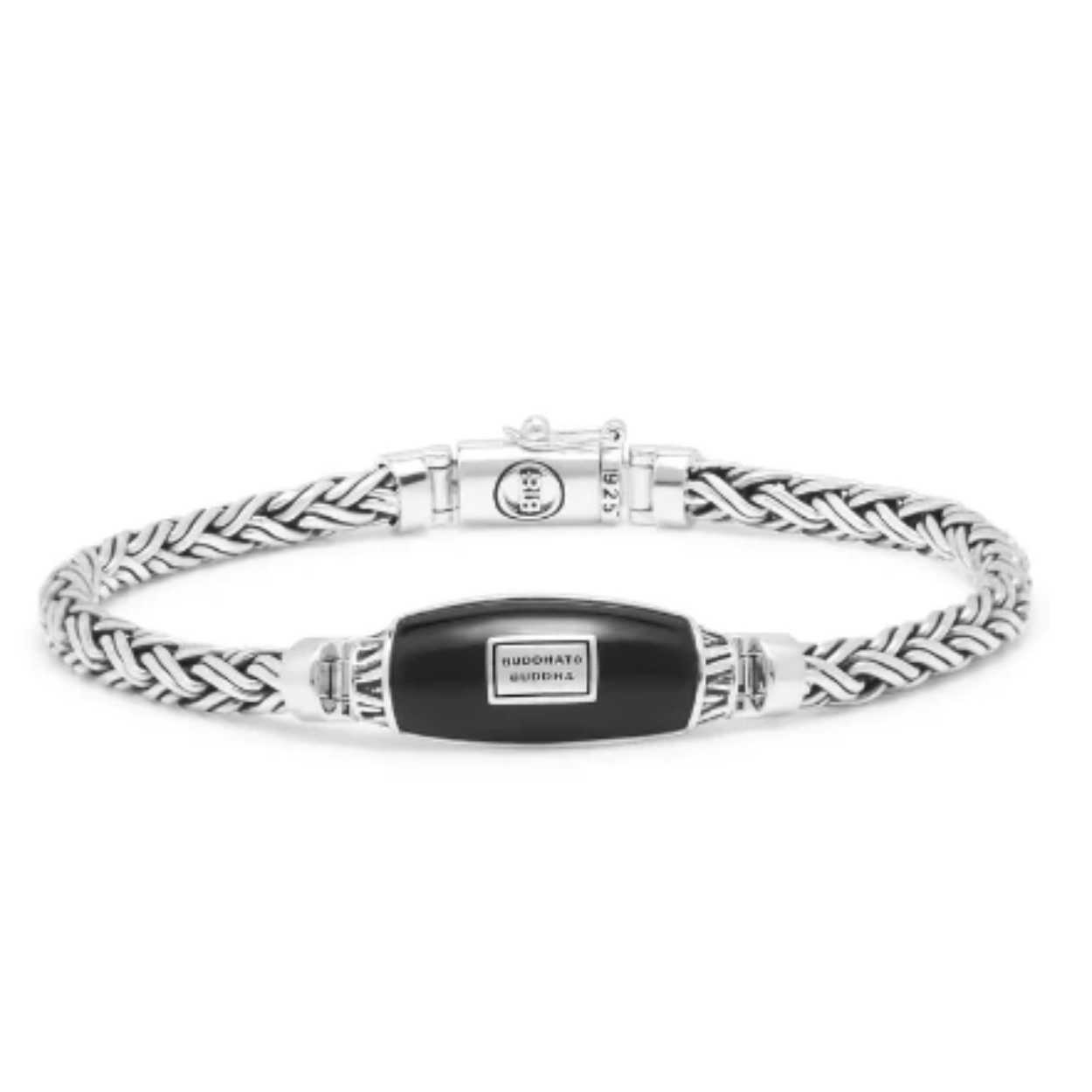 Buddha to buddha zilveren Katja xs black onyx bracelet J171-E
001K011710105
