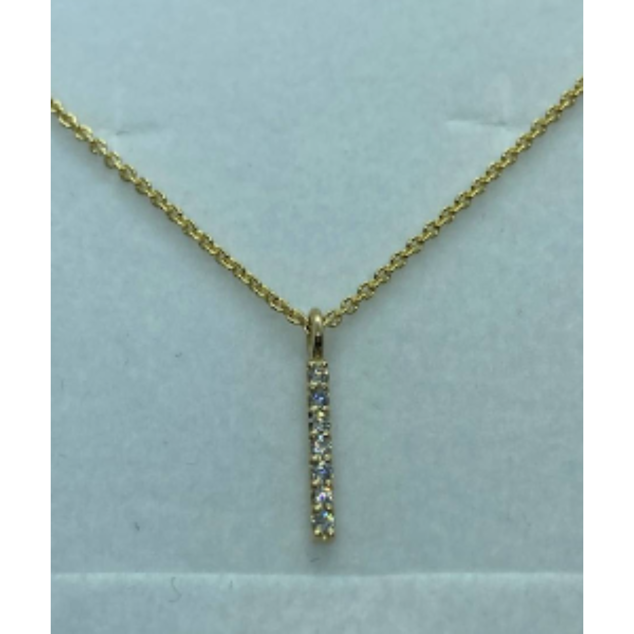 Y ketting1,0mm daimondbar with 0.07crt