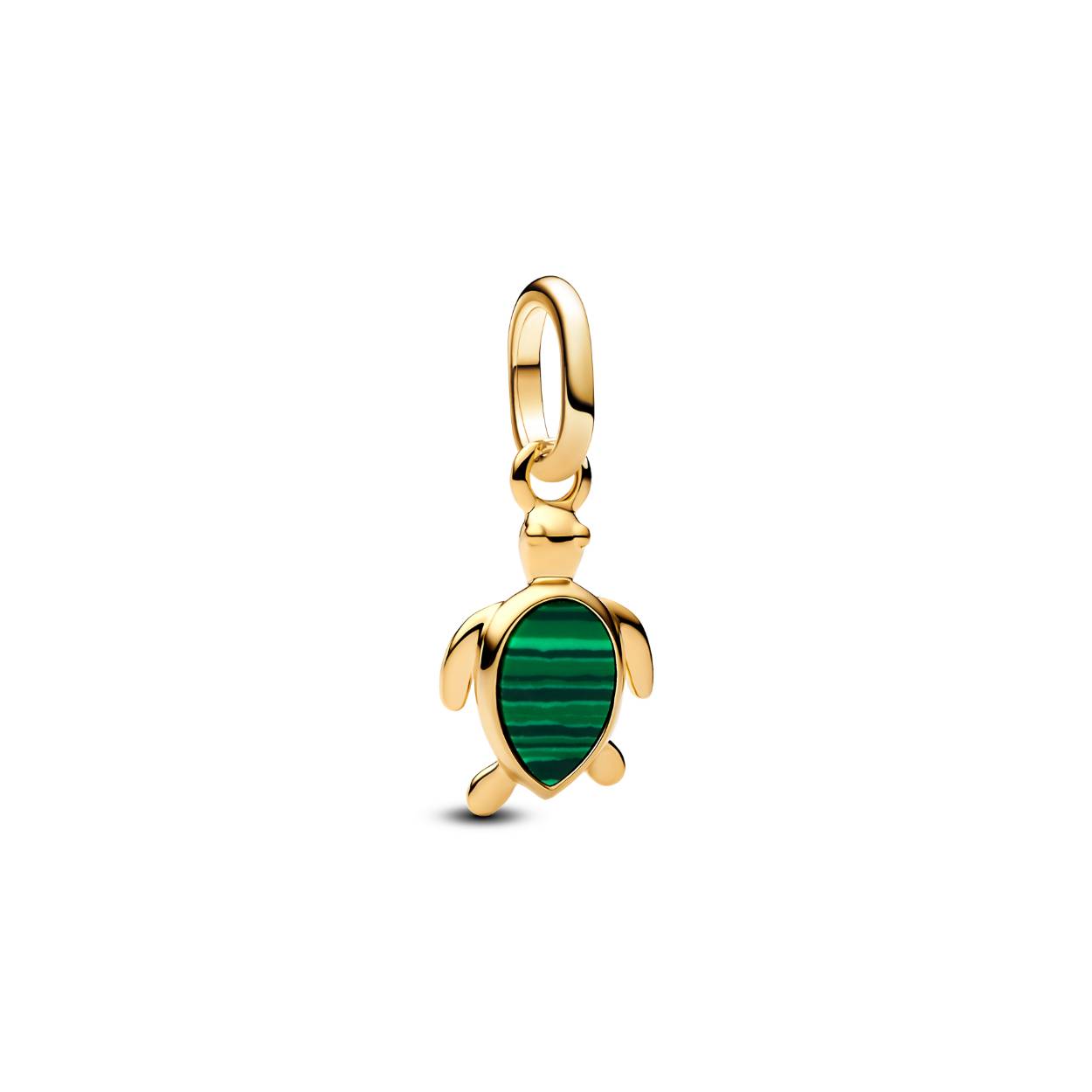 gold plated hanger met schildpad 