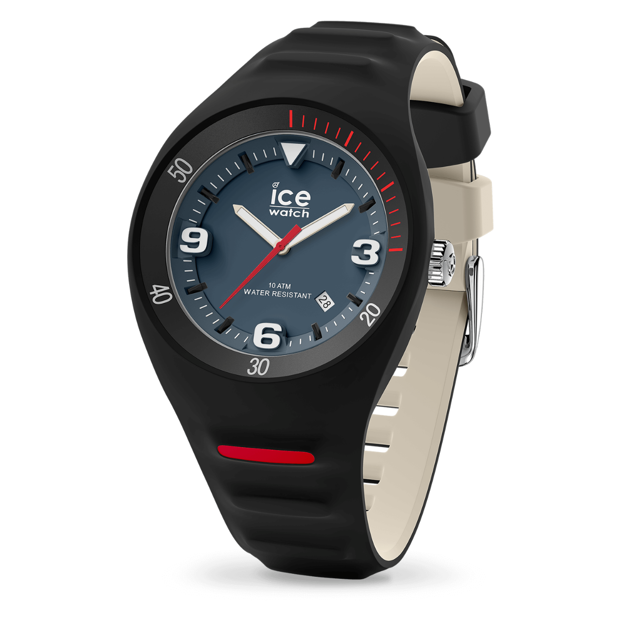 Met zijn tweekleurig bandje is dit horloge Pierre Leclercq in soepele silicone sportief, modern en mannelijk tegelijk. Zijn trendy en comfortabel design maakt van dit waterproof horloge een perfect accessoire voor alledag, dat je vergezelt naar het werk, school en al je fysieke activiteiten!