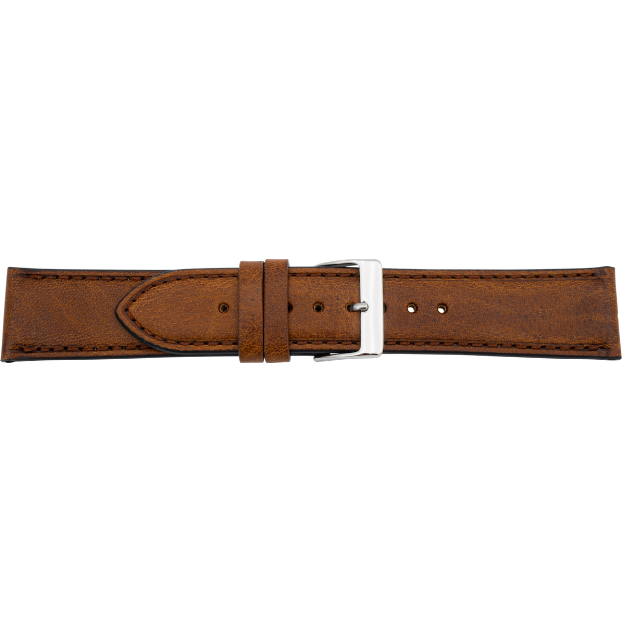 Horlogeband bruin Italiaans leder 20mm