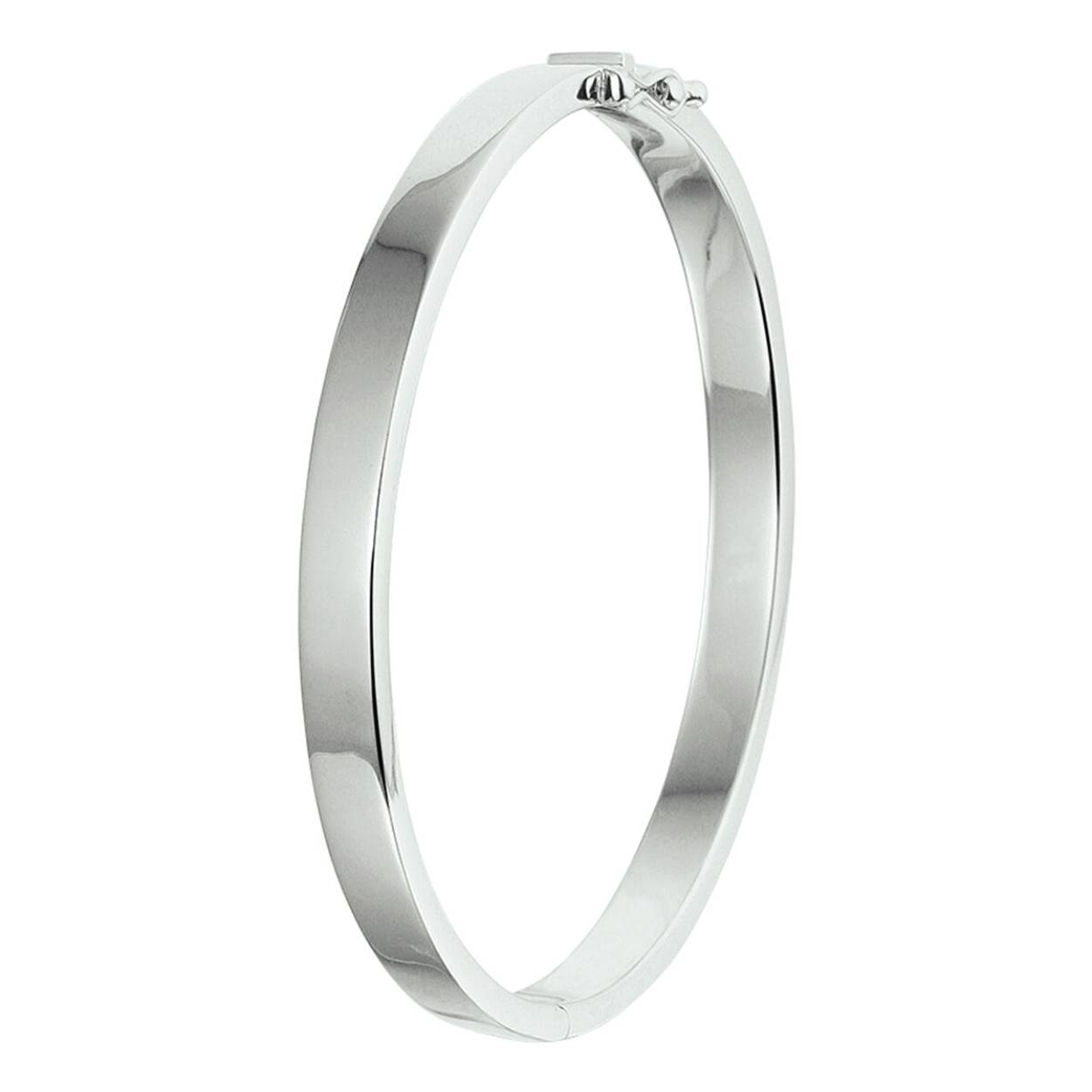 De Huismerk Zilveren Bangle met modelnummer 1328346 is een elegante slavendarmband. Gemaakt van zilverkleurig zilver, weegt hij 33,9 gram. De bangle heeft een diameter van 65 mm en een breedte van 6 mm. Deze veelzijdige armband kan solo gedragen worden voor een subtiele look of gecombineerd worden met andere sieraden voor een gedurfde stijl. Perfect voor elke gelegenheid.