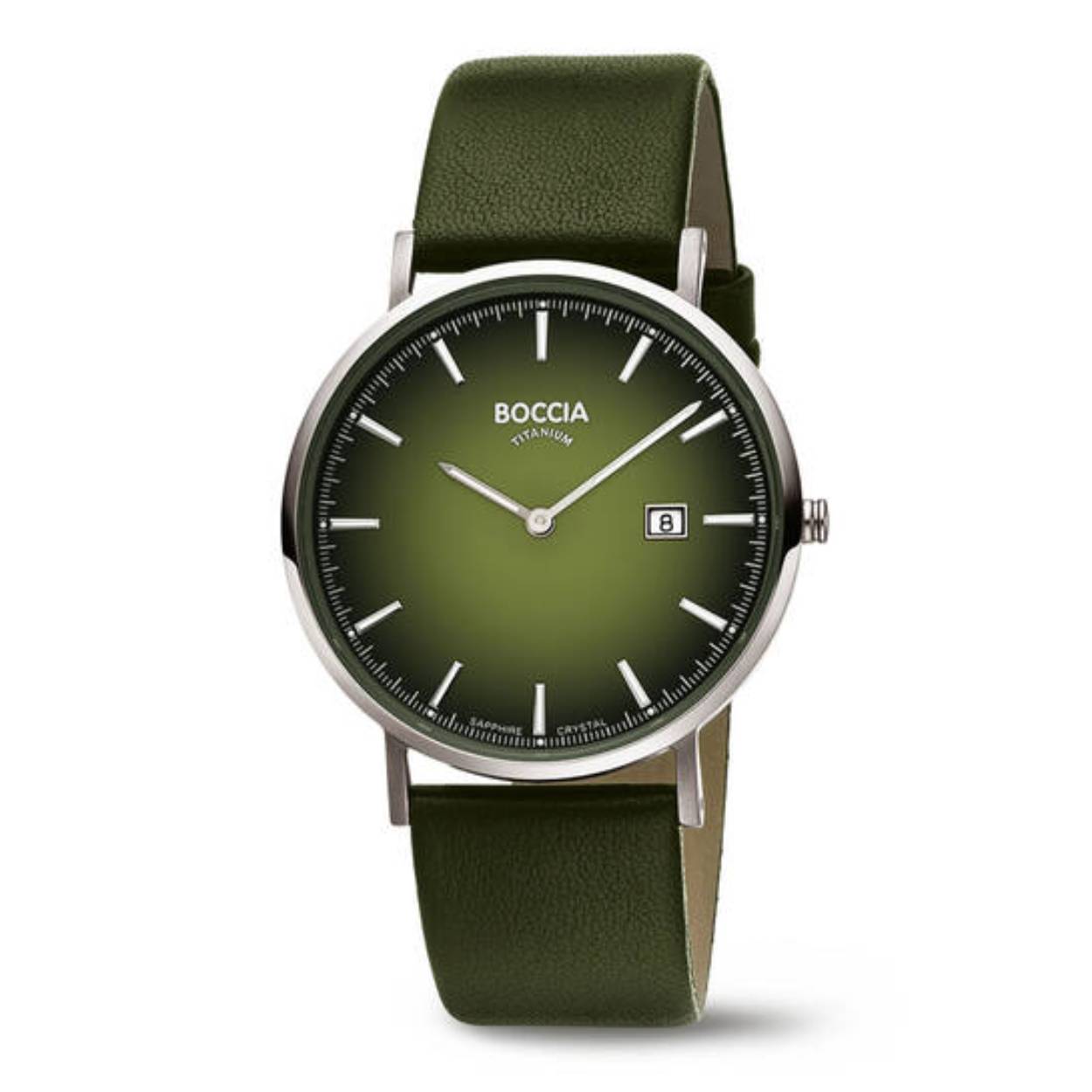 Boccia heren horloge titanium met saffierglas 3648-03