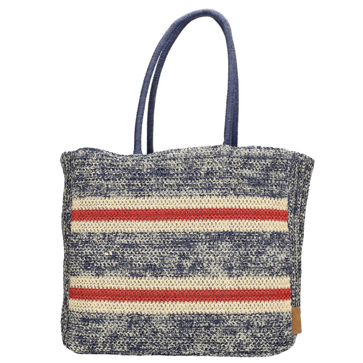 Deze grote strandtas is de perfecte aanvulling op jouw zomerassortiment. Samen met haar kleine zusje maakt deze strandtas jouw assortiment compleet. Door de opvallende kleuren hoeven jouw klanten niet bang te zijn dat ze deze tas uit het oog verliezen. De strandtas heeft een hoofdvak met ritssluiting, maar ook een extra ritsvakje aan de binnenkant van de tas.

De lange handvatten maken het mogelijk om de tas in de hand, maar ook al schoudertas te dragen.

De eigenschappen van deze strandtas zijn:

Hoofdvak met ritssluiting
Extra binnenvak met ritssluiting
Te dragen als hand- en schoudertas