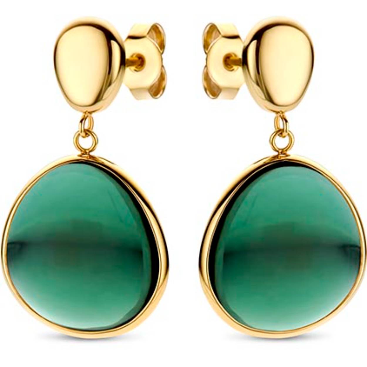 Italo Bottene gouden oorhangers