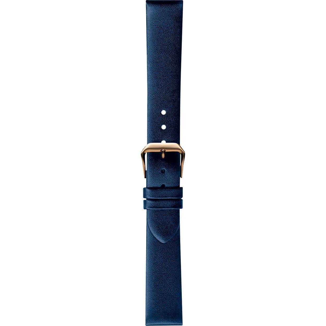 Horloge band d-blauw glad 8mm