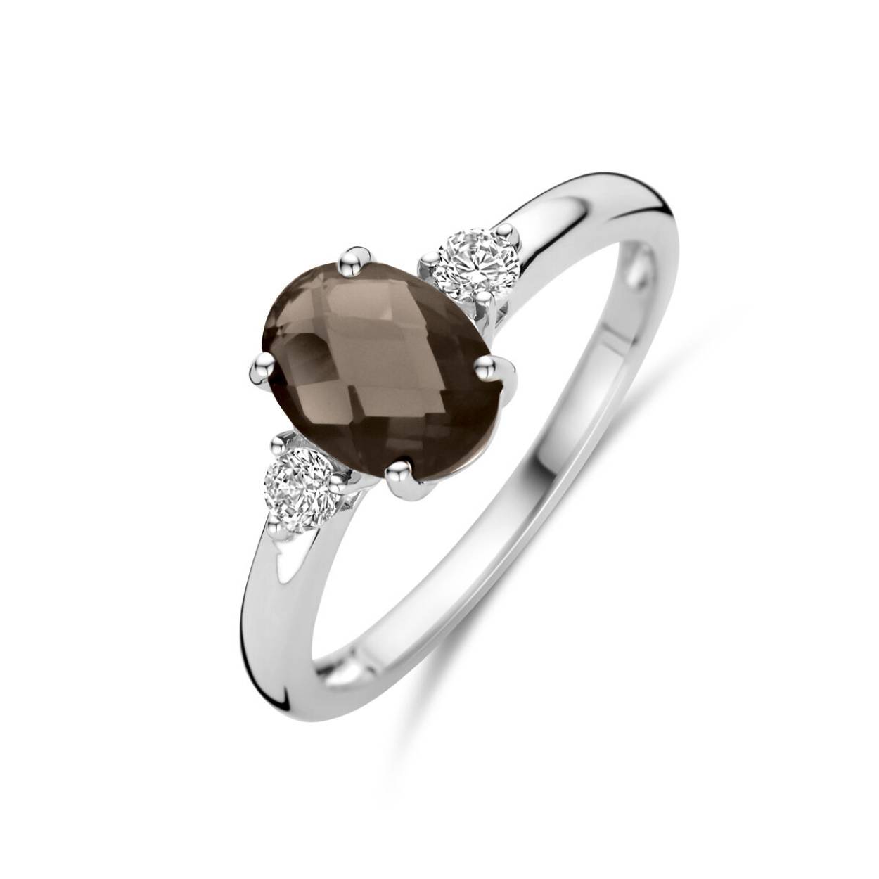 ring rookkwarts zirconia