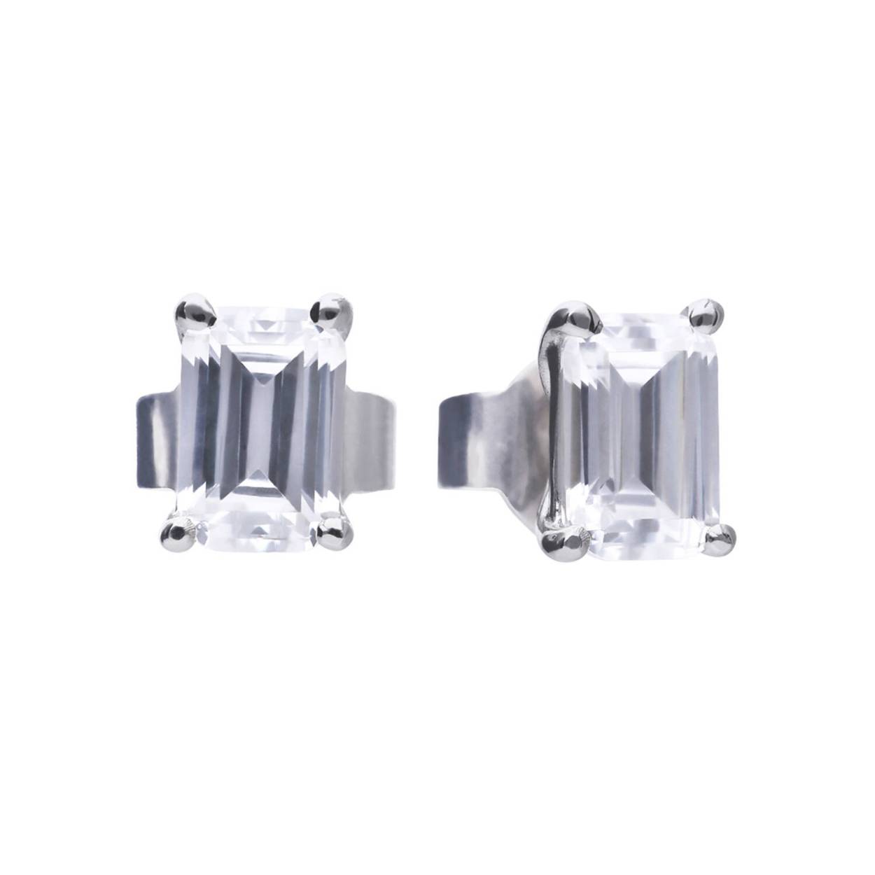 Diamonfire zilveren oorstekers met zirkonia