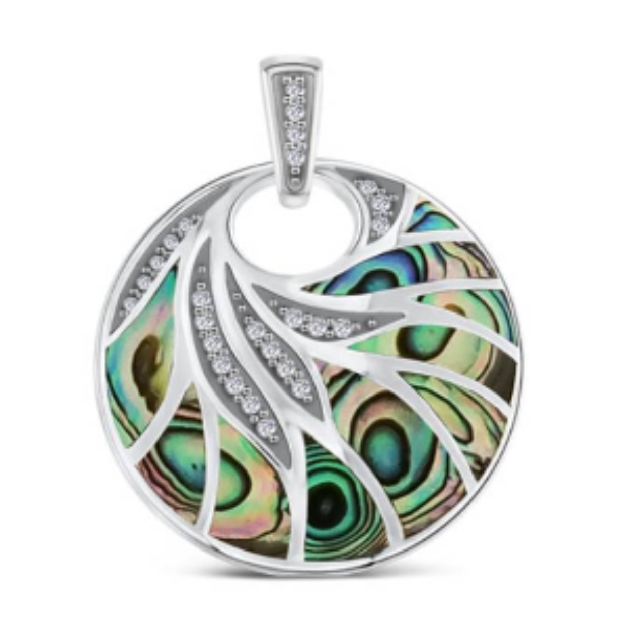 MY iMenso Eterno "Eloisa abalone" pendant (925/rhod-plated)