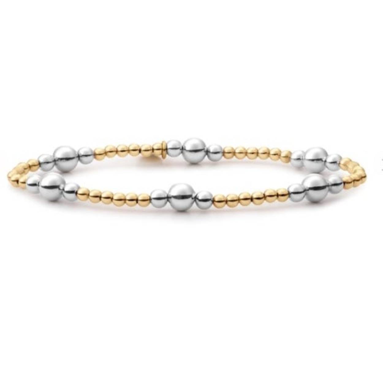 Deze stijlvolle bicolor armband van Sparkling Jewels is perfect voor dagelijks gebruik of speciale gelegenheden. Draag het solo voor een subtiele look of combineer met andere sieraden voor een opvallende stijl. Een veelzijdige toevoeging aan je sieradencollectie.