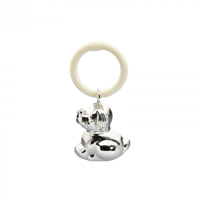 rammelaar hond verzilverd 5996-4