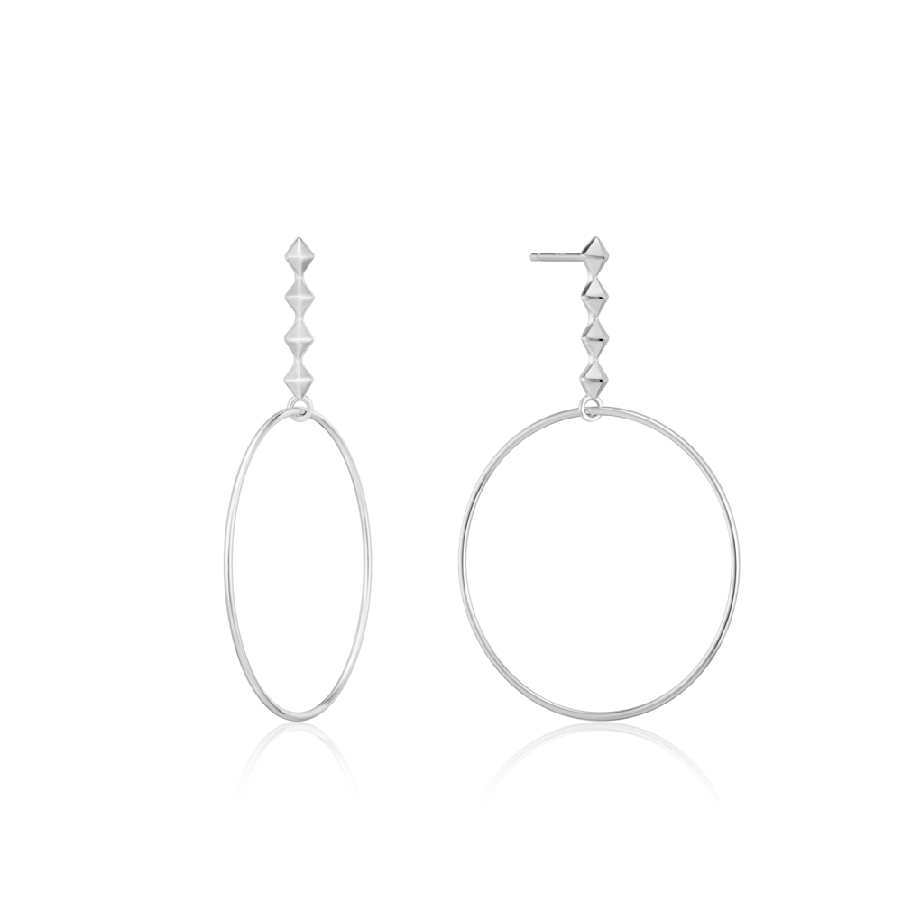 ANIA HAIE E025-04H OORBELLEN ZILVER ZILVERKLEURIG