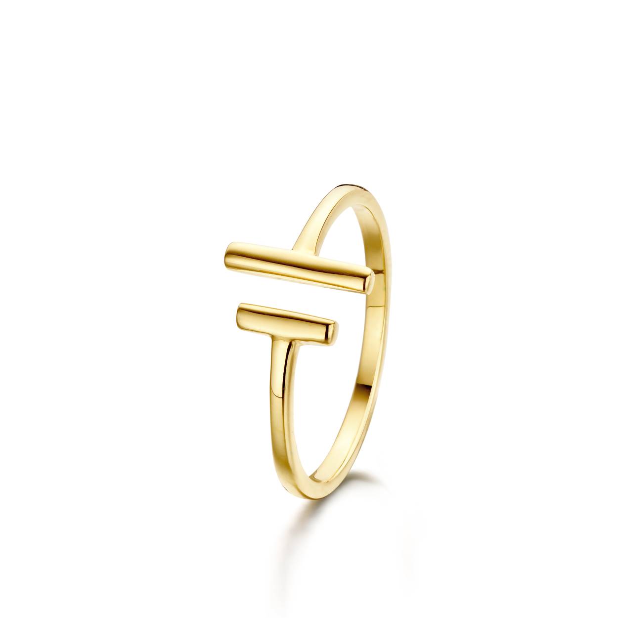 Ring Gemaakt met oud goud.