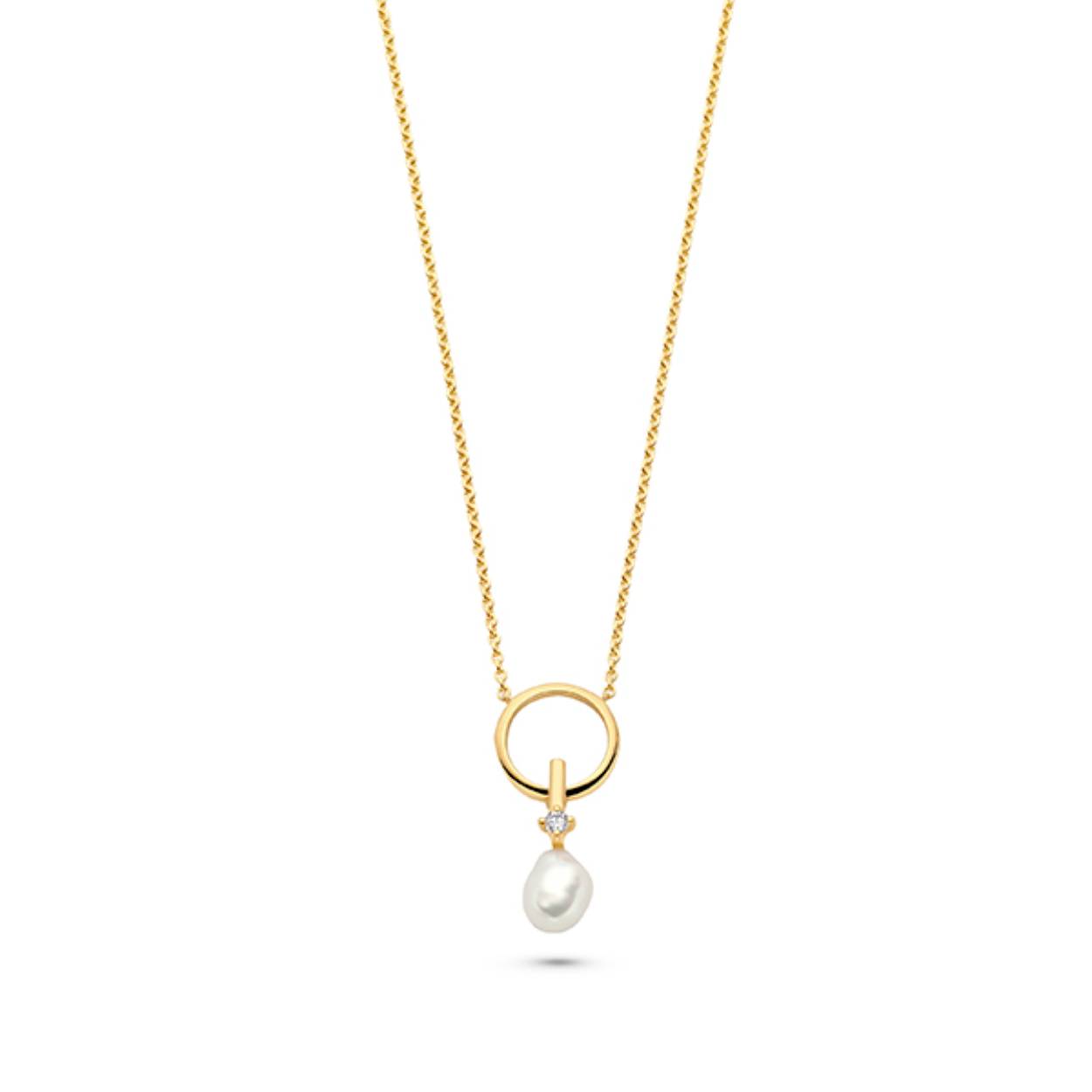 Dit fraaie FJF collier is op drie lengtes te dragen :  40 - 42 - 45 cm

FJF0010027YWH