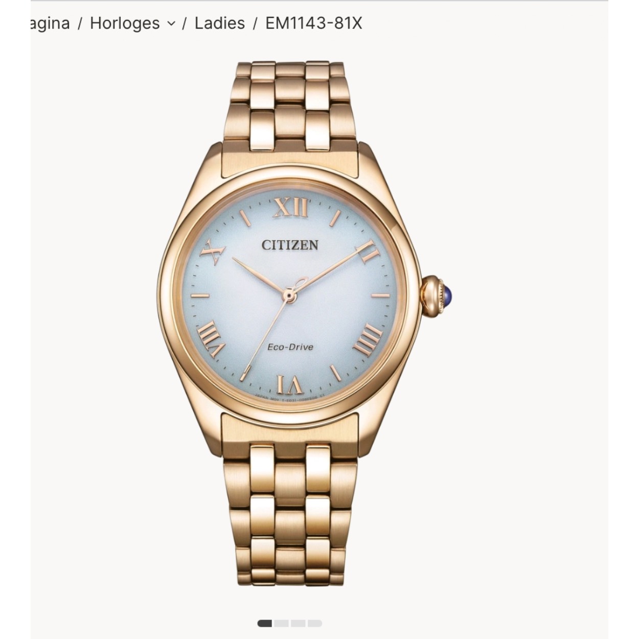 Het dameshorloge EM1143-81X combineert stijlvol design met moderne technologie en is een tijdloos accessoire voor elke vrouw die kwaliteit en elegantie waardeert.