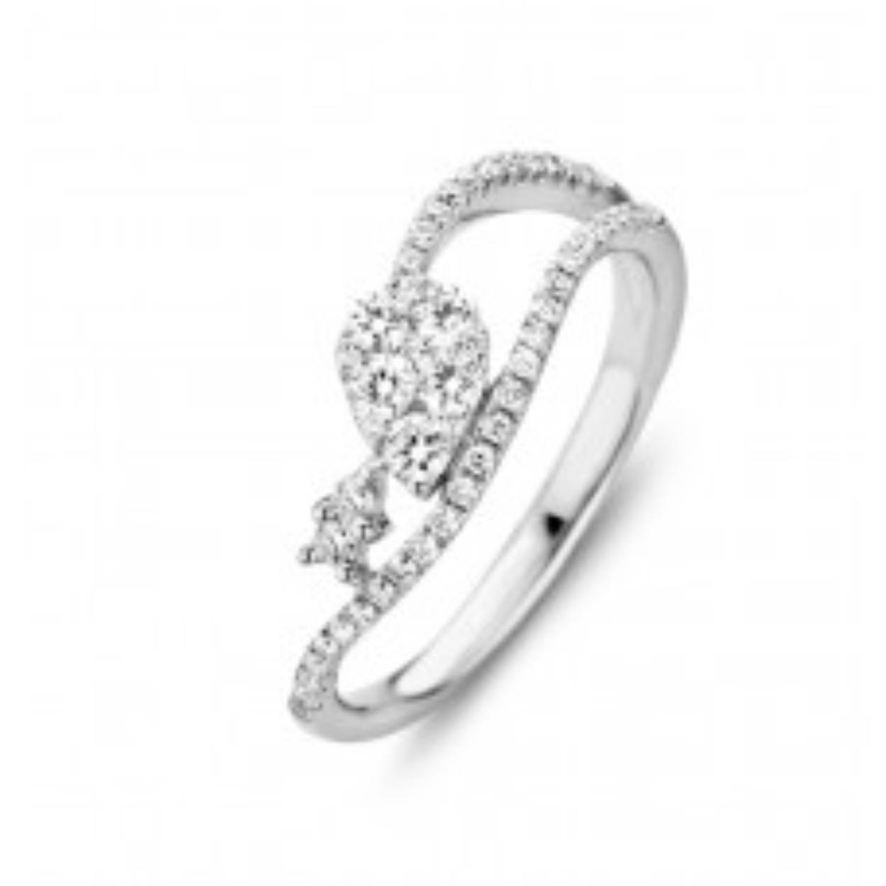 You & Me Ring wit goud 18k briljant