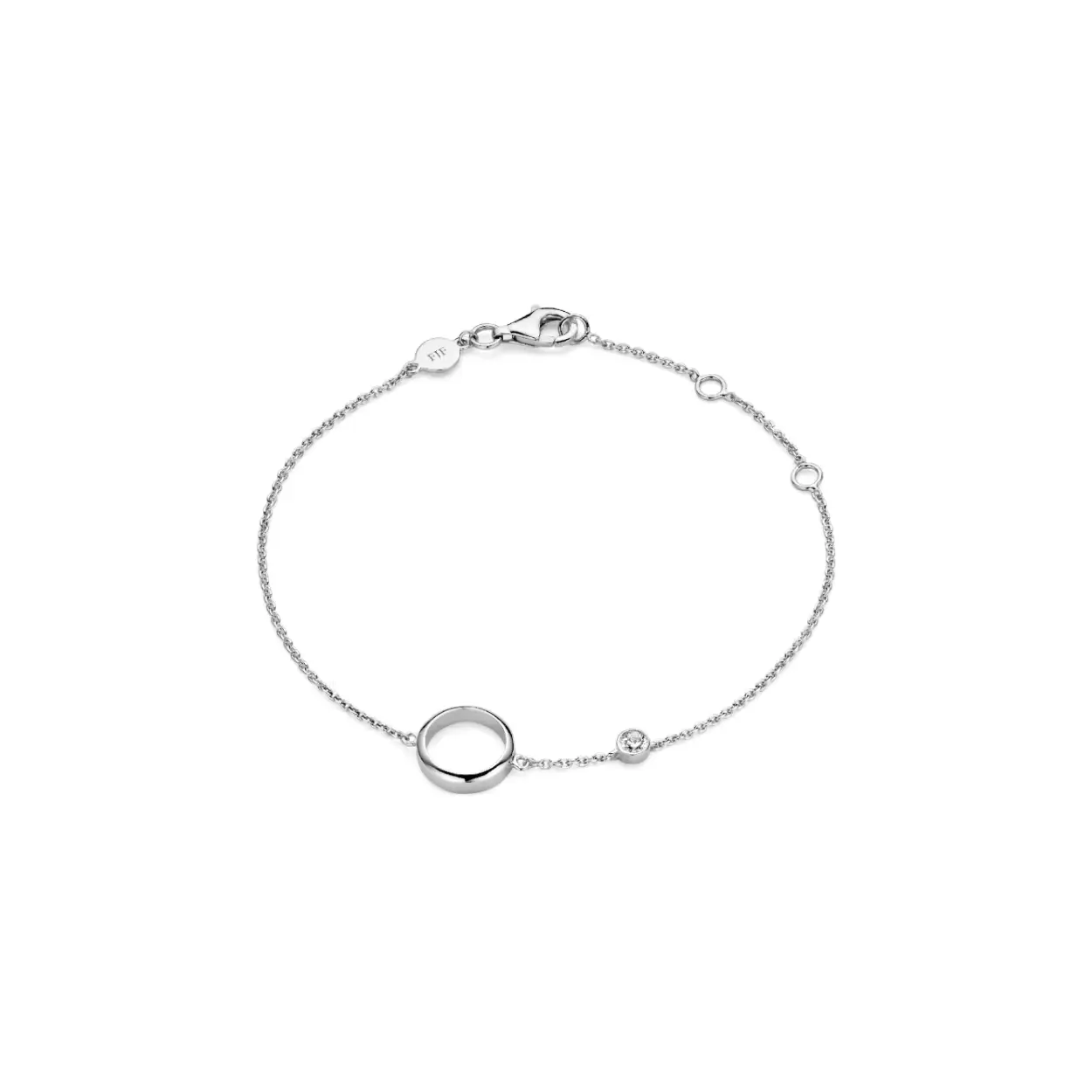 FJF Circle zilveren armband