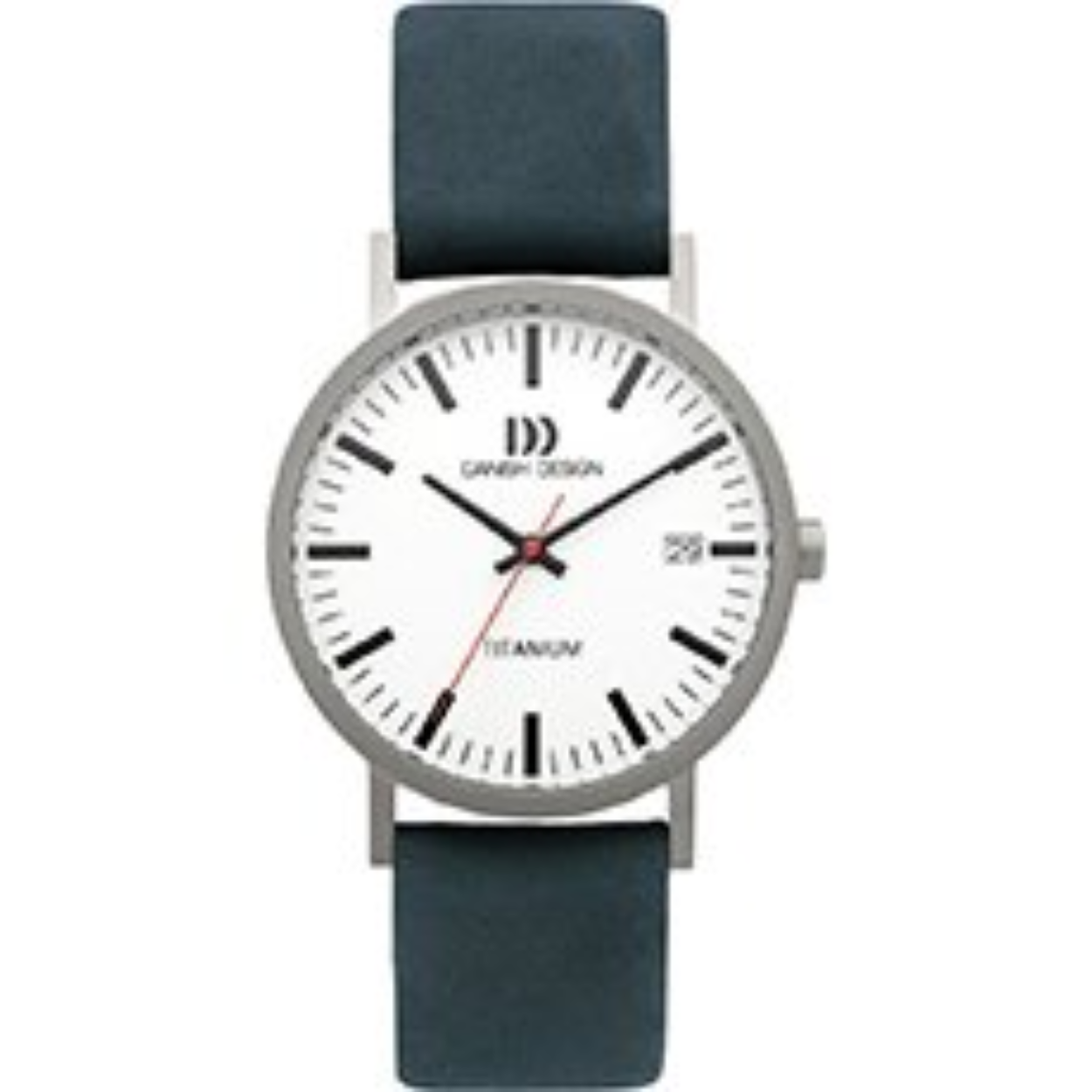 Dit is een prachtig horloge van het merk Danish Design. De kast is gemaakt van titanium. Dit is een quartz horloge.