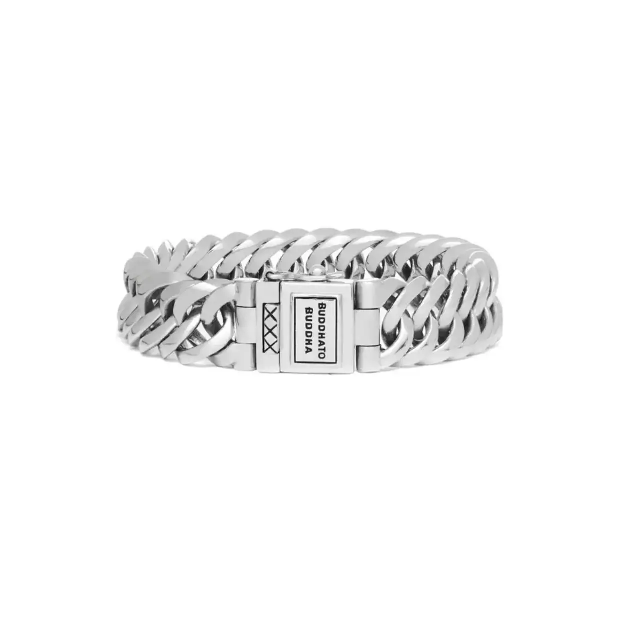 De Chain Small armband is een van onze populairste items uit onze Chain collectie, en een opvallende creatie. Deze armband kenmerkt zich door unieke schakels. We hebben de wereldwijd bekende gourmet schakel, omgetover tot een stijlvolle en opmerkelijke Buddha to Buddha creatie. Deze tijdloze armband, met de hand gemaakt van gerecycled zilver, kan naadloos worden gecombineerd met andere sieraden uit de Chain collectie. Deze schakel staat symbool voor connectie. Met wie verbind jij je door het dragen van deze armband? Laat jouw verhaal zich verweven met dit unieke sieraad.

Collectie	Chain
Lengte	190 mm
Slot	Bakslot met 8 sluiting
Materiaal	Gerecycled 925 sterling zilver
Breedte	16 mm
Geslacht	Unisex