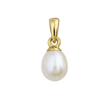 Hanger geelgoud parel KA-4018472
