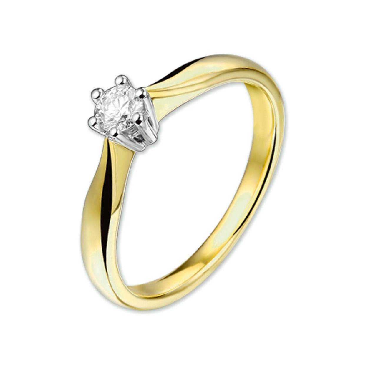  GOUDEN RING 0.20CT BRILJANT 4205211
