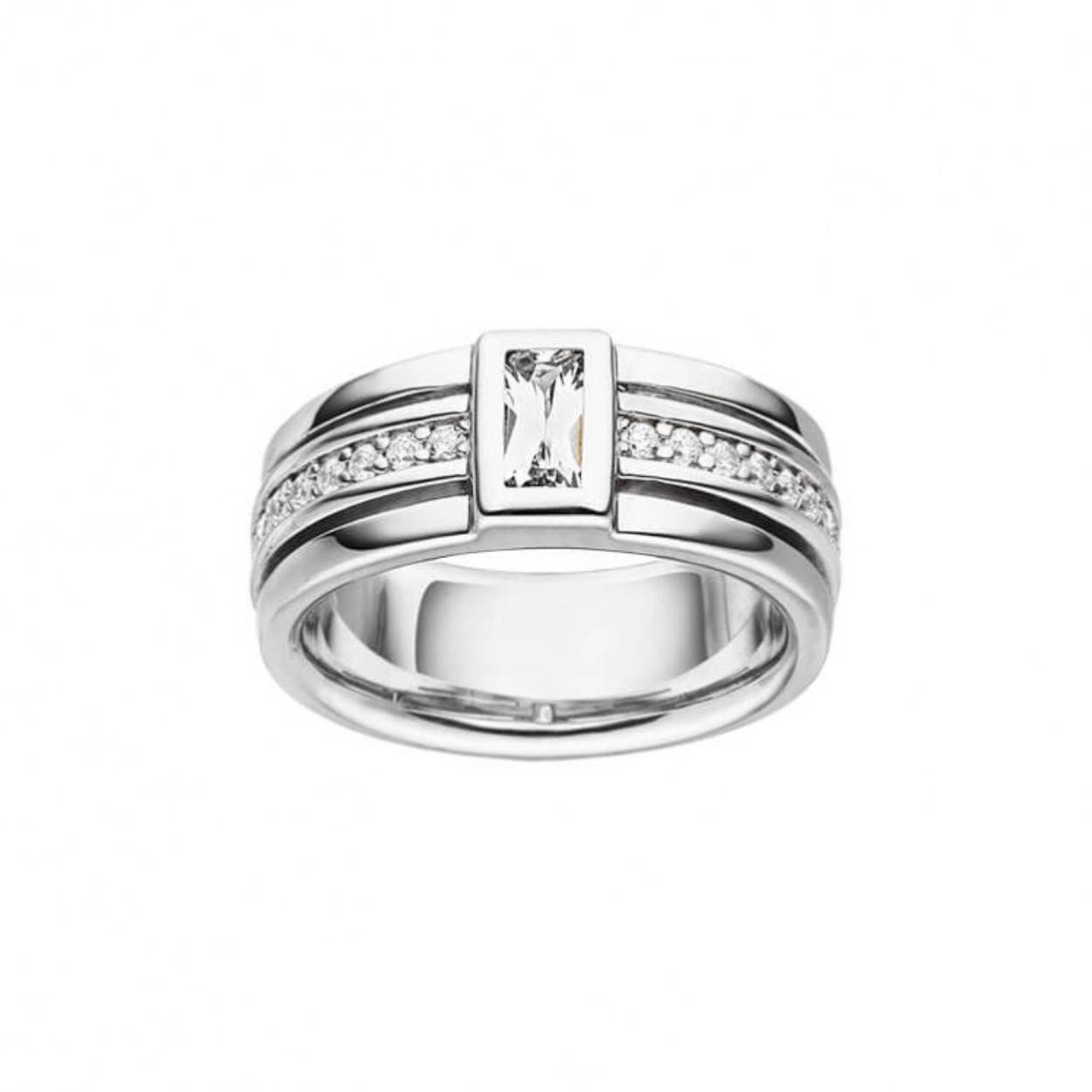 Prachtige zilveren ring van Viventy. 