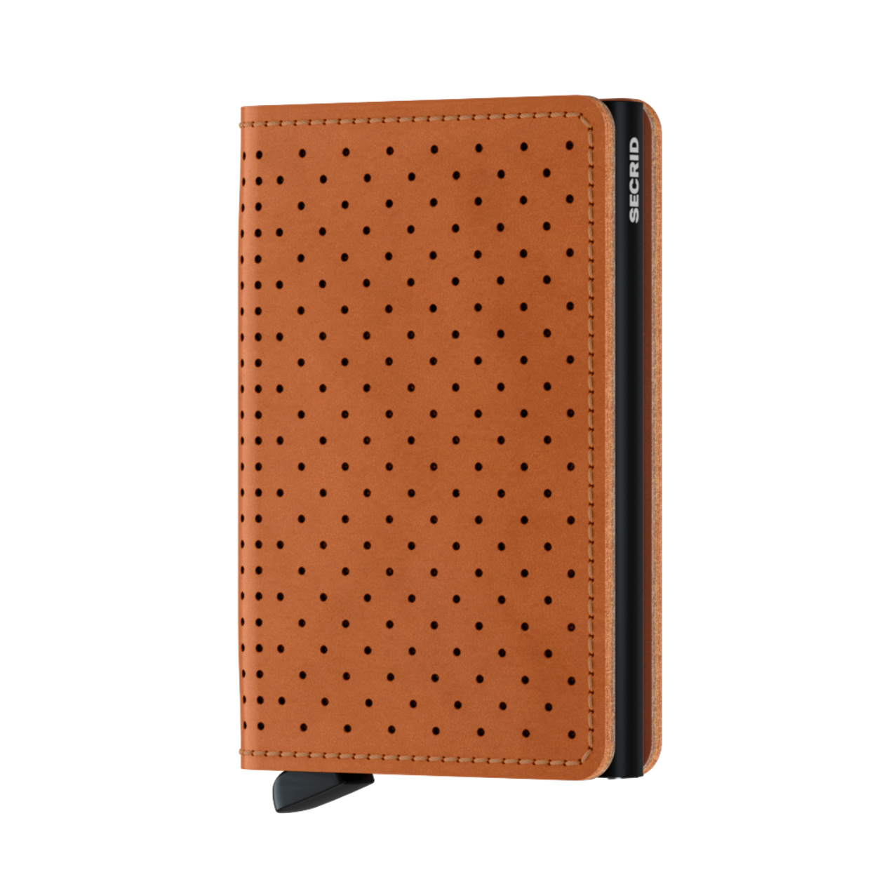 De Slimwallet is een eigentijdse kijk op de klassieke billfold. Door het slanke profiel past hij perfect in elke binnen- of broekzak. Het ruim gesneden leer biedt ruimte voor ten minste 6 extra kaarten en bankbiljetten.
Het gepatenteerde mechanisme geeft met één simpele beweging toegang tot je kaarten: klaar voor gebruik. De aluminium behuizing beschermt kaarten tegen buigen, breken en ongewenste draadloze communicatie.
Perforated
Verfijnde innovatie: Geïnspireerd door de klassieke rijhandschoen. Dit verfijnde ontwerp maakt de wallet een ingetogen klassieker met veel gevoel en grip.

Gecorrigeerd geperforeerd leer, klassiek gaatjesleer ontmoet innovatie, Europees rundleer en gemaakt in Nederland. Bezoek onze leerpagina voor meer informatie over leereigenschappen, ons productieproces en verzorgingsinstructies.

Draagt
4 verdikte of 6 platte kaarten
6 extra kaarten
Bankbiljetten
Visitekaartjes
Bonnetjes
Afmetingen en gewicht
68 x 102 x 16 mm
72 g
2 jaar garantie