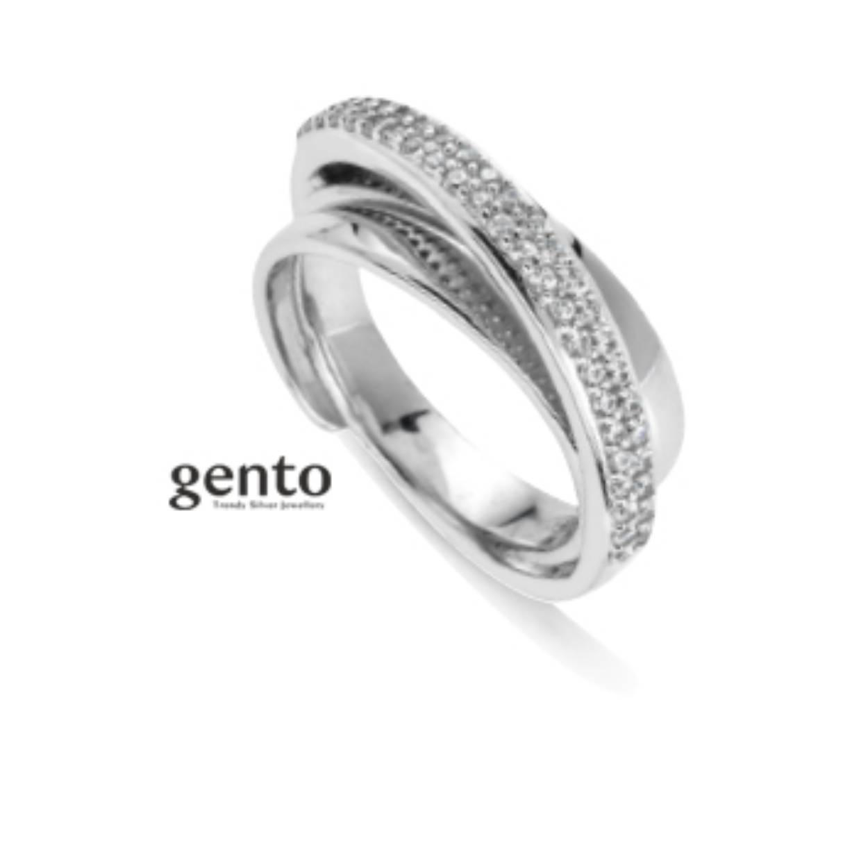 zilver ring maat 54