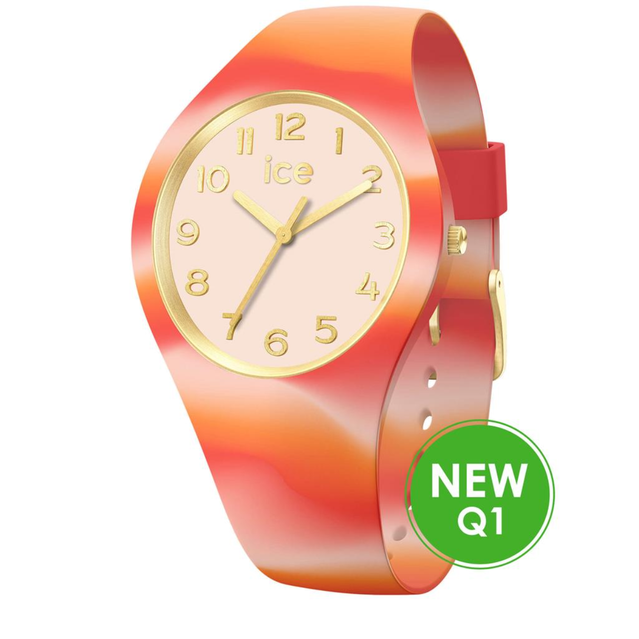 Dit is een horloge van het merk Ice-Watch. De bandkleur van dit horloge is roze.