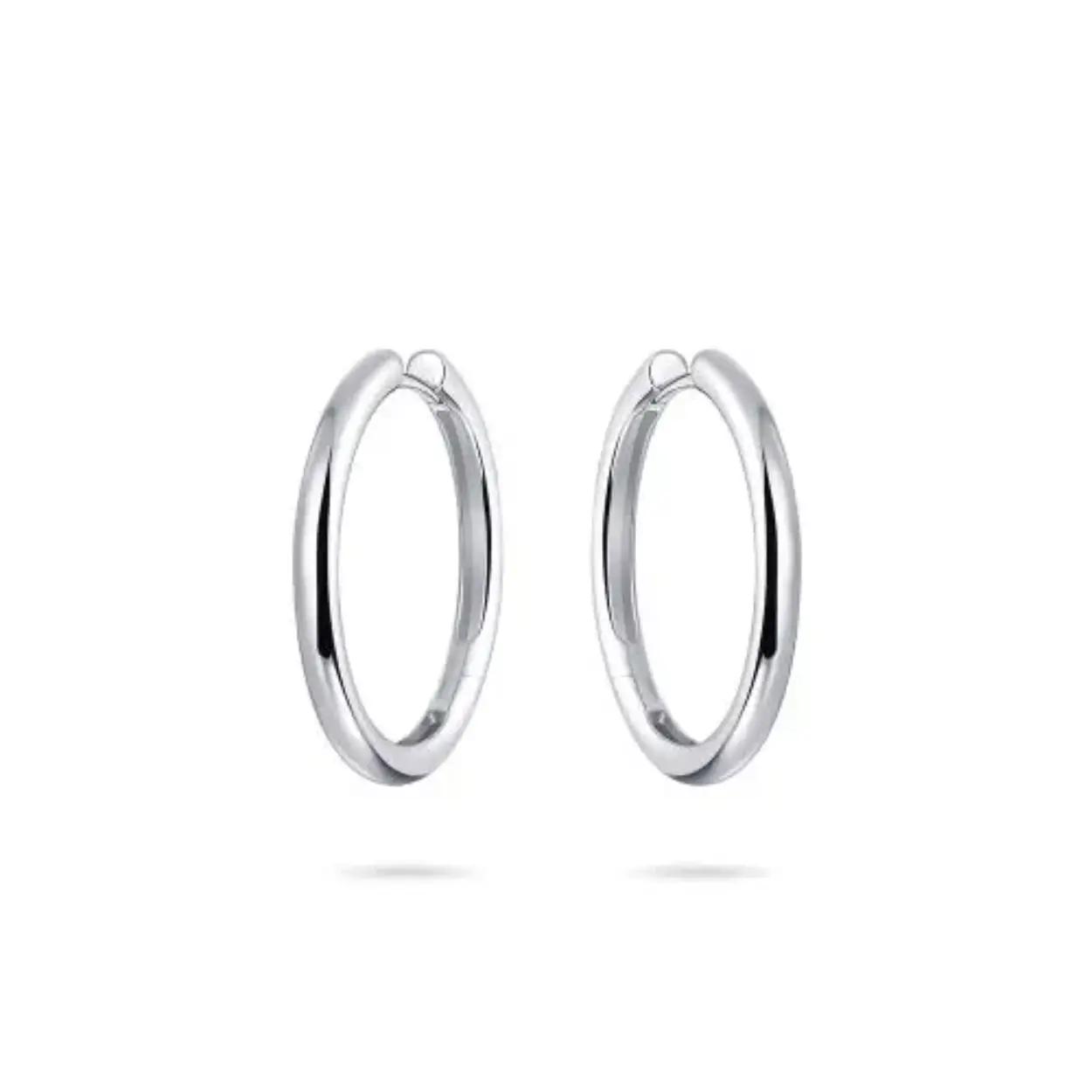 Polished bold hoops | 3 mm wide | 3