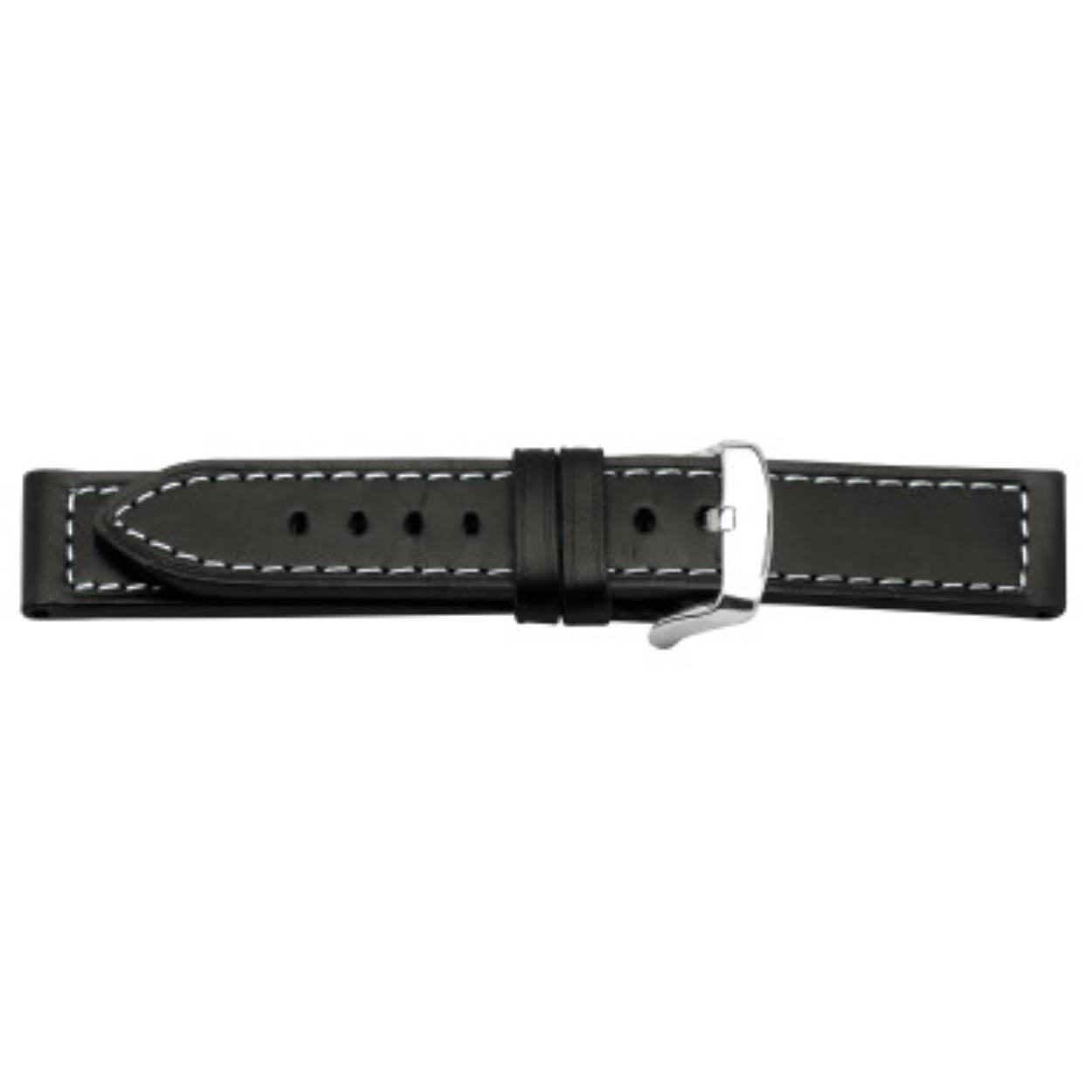 20 mm Leer Zwart