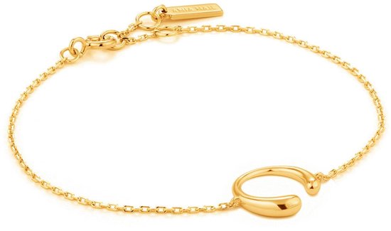 Ania Haie AH B024-01G armband - Zilver - Goudkleurig