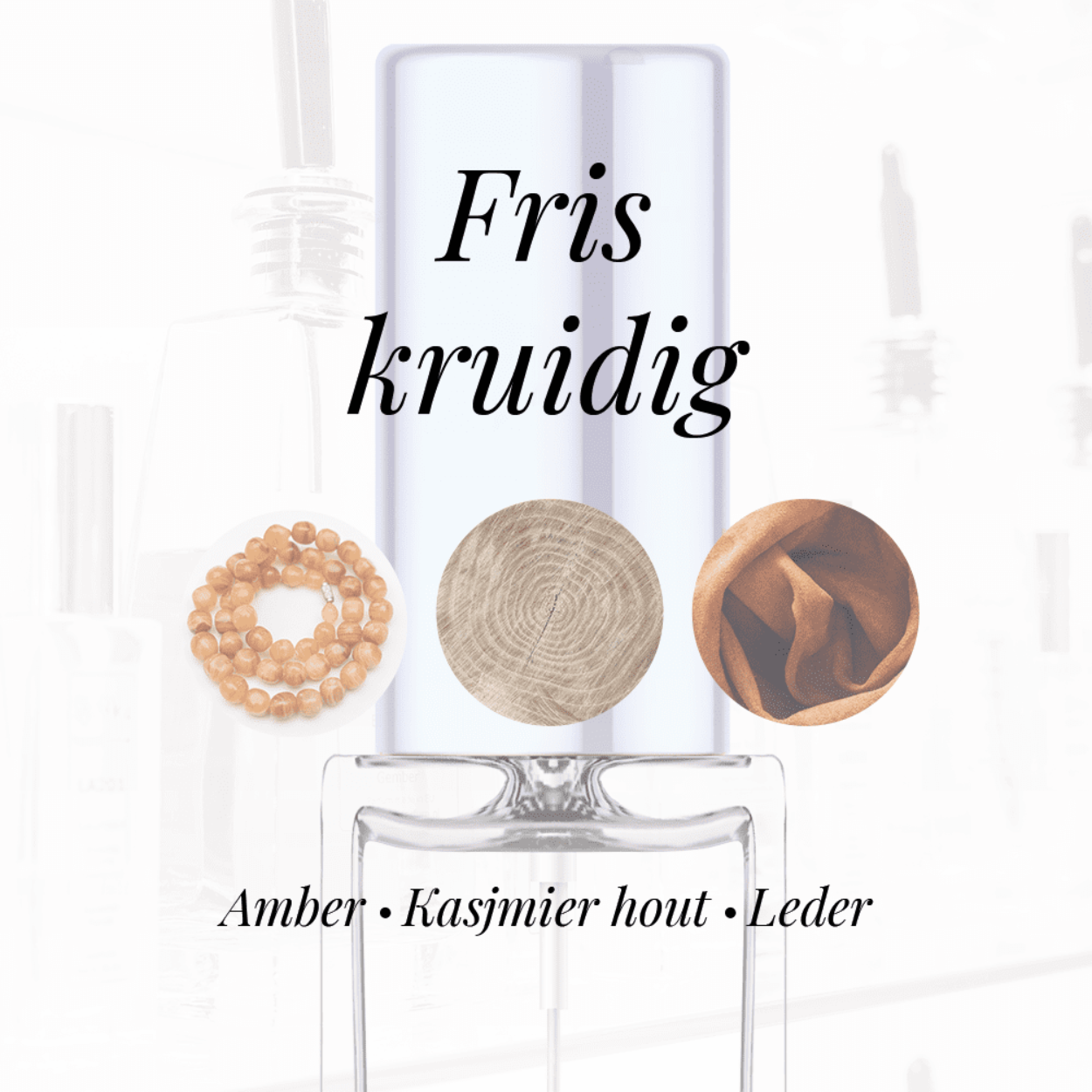 Eigenschappen
Geur: Fris kruidig
Waarneembare geuren: Amber, Kasjmier hout, Leder
Sillage: Enorm
Seizoen: Herfst/Winter
Eigenschap: Uniek
Stijl: Stoer
Geurgroep: Oriëntaals Houtachtige
Hoofdakkoorden: Fris kruidig, Aromatisch, Amber, Houachtig, Muskachtig, Groen
Top noten: Berk, Dille, Anijs, Lavendel, Citroen, Munt en Tijm
Midden noten: Leder, Kasjmier hout, Schijnhulst, Geranium en Peper
Basis noten: Witte amber, Cashmeran en Vanille