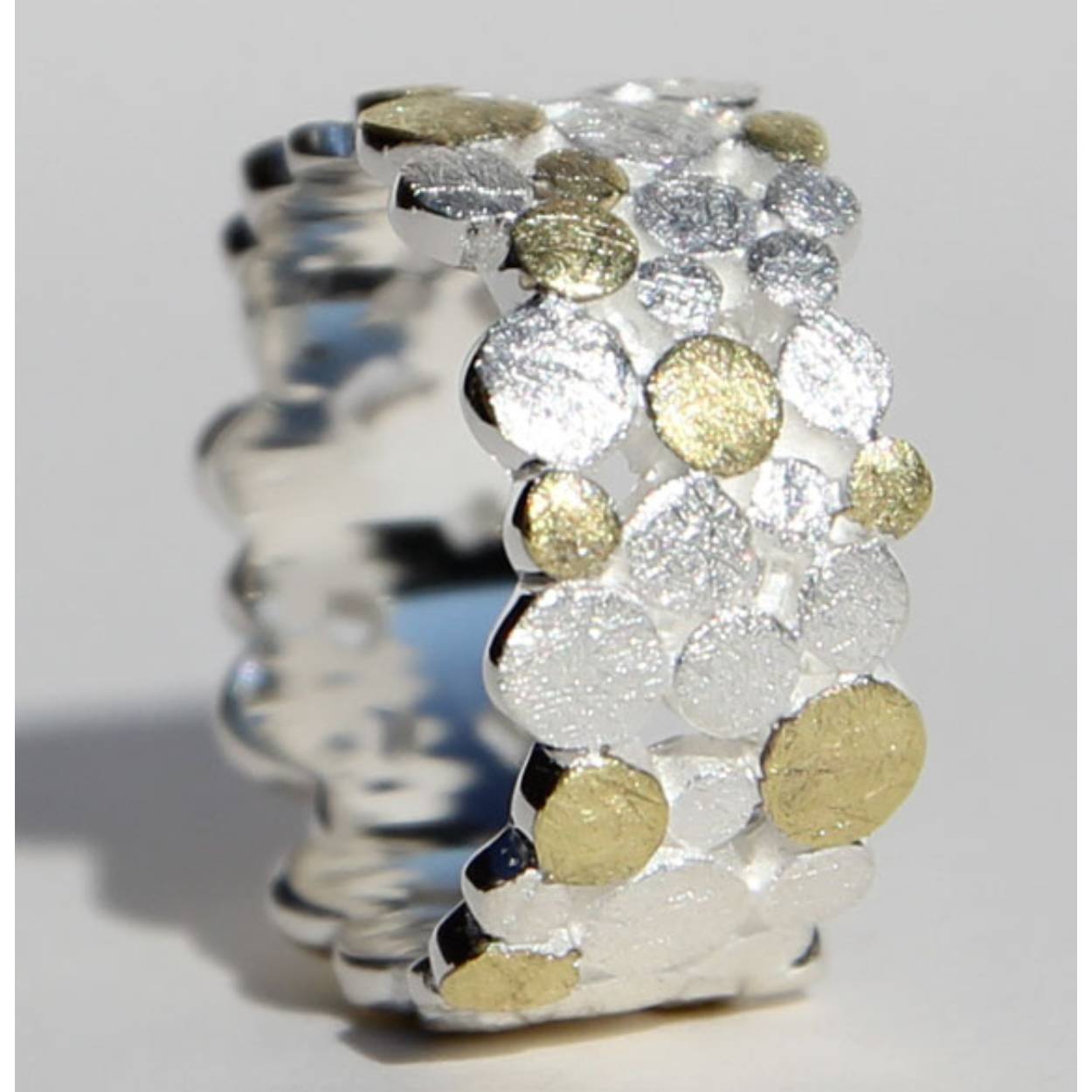 Campur ring zilver / verguld