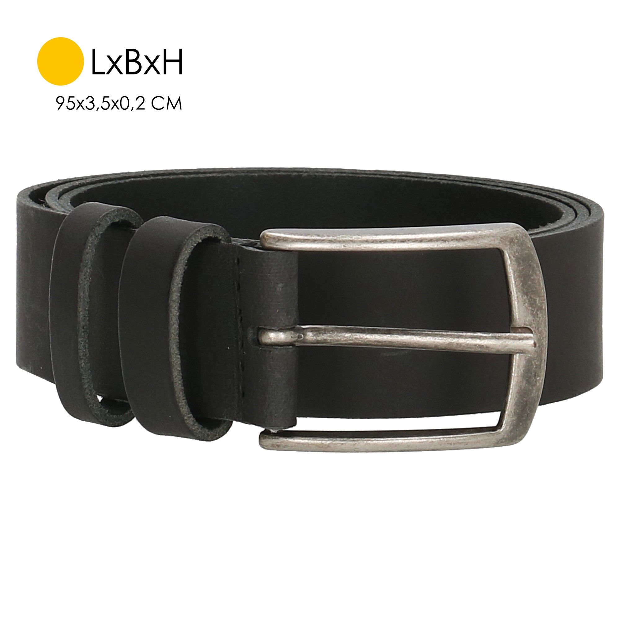 Riem 001 Zwart