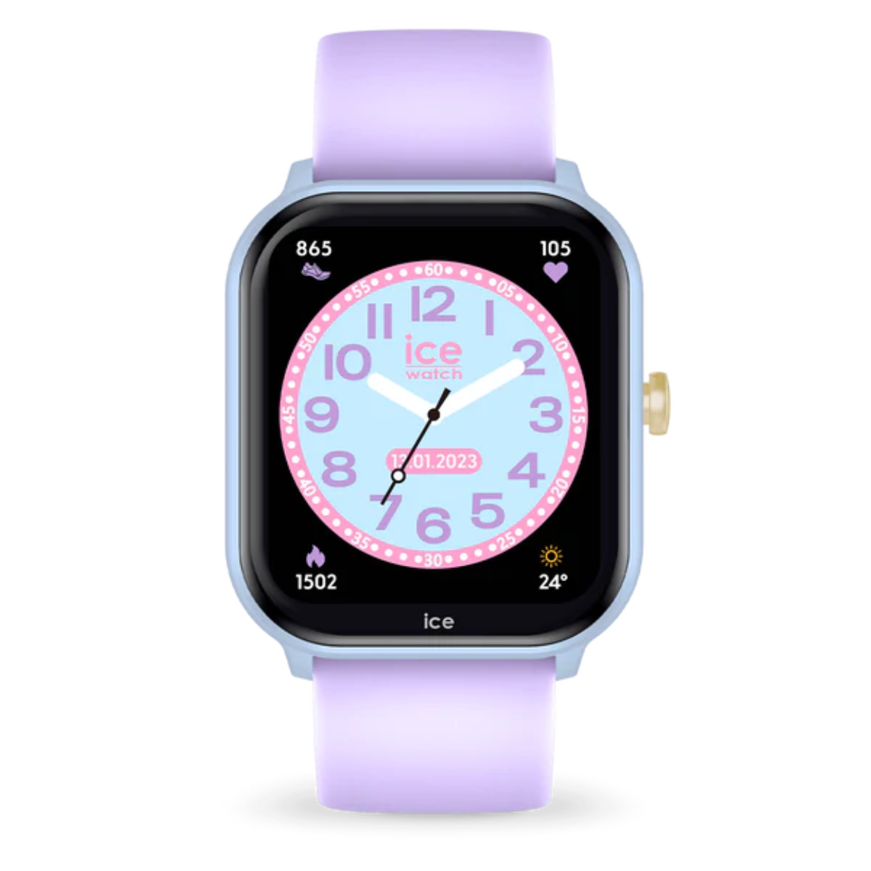 Dit is een horloge van het merk Ice-Watch. De bandkleur van dit horloge is paars.